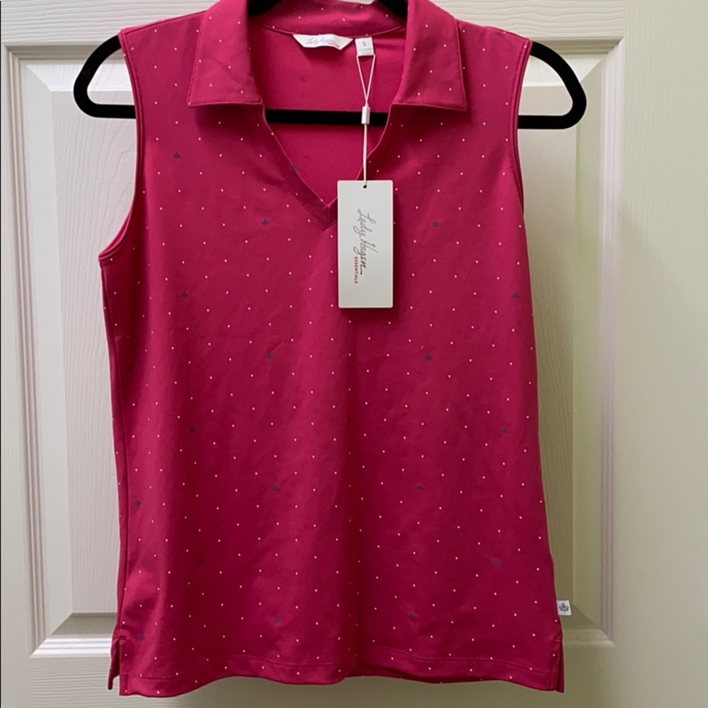 Lady Hagen sleeveless polo